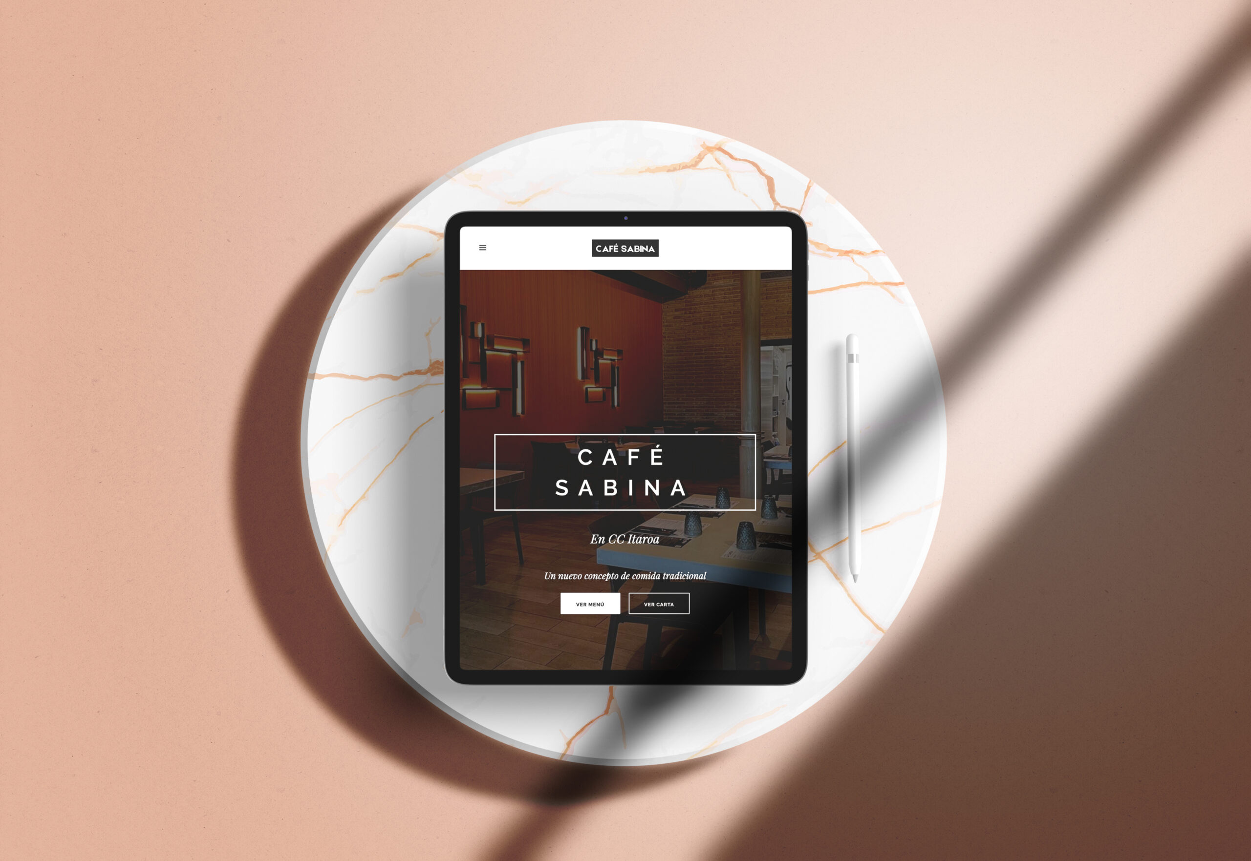 Desarrollo web para Café Sabina en Pamplona